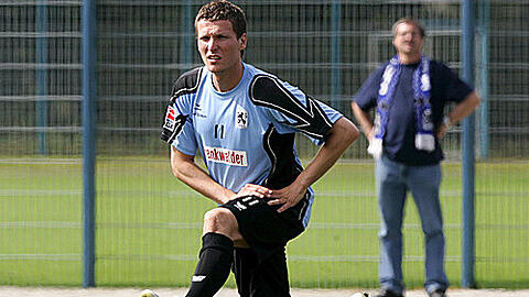 Benjamin Lauth beim Training mit 1860.