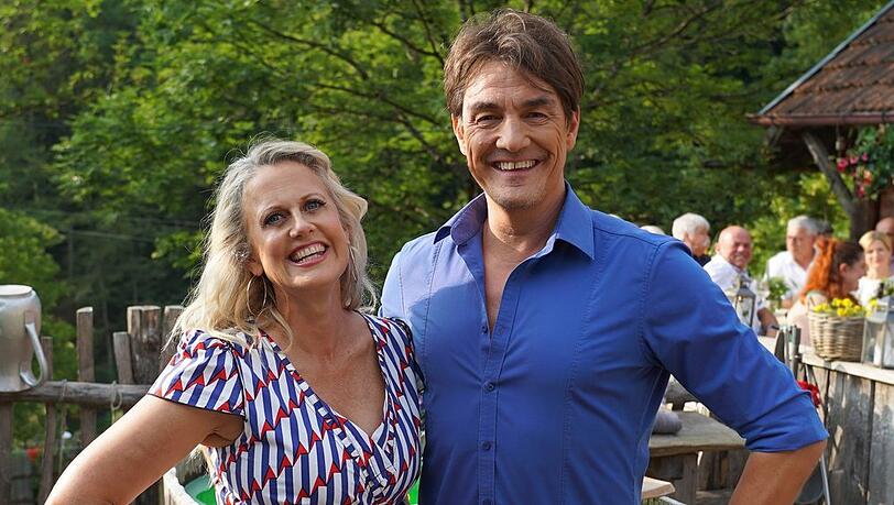 Barbara Schöneberger und Matze Knop präsentieren das "Verstehen Sie Spaß?"-Sommerfest.