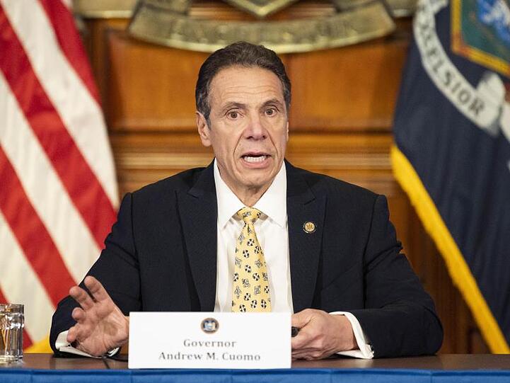 Andrew Cuomo, Gouverneur von New York, zeigt sich zuversichtlich.