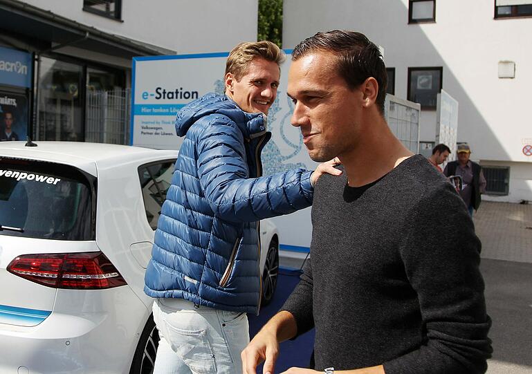Die Bilder von Liendls Rückkehr am Mittwoch.