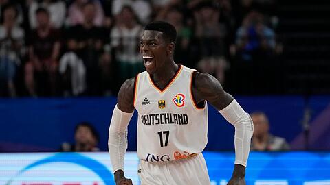 Die deutsche Mannschaft um Dennis Schröder setzte sich auch gegen Slowenien durch.