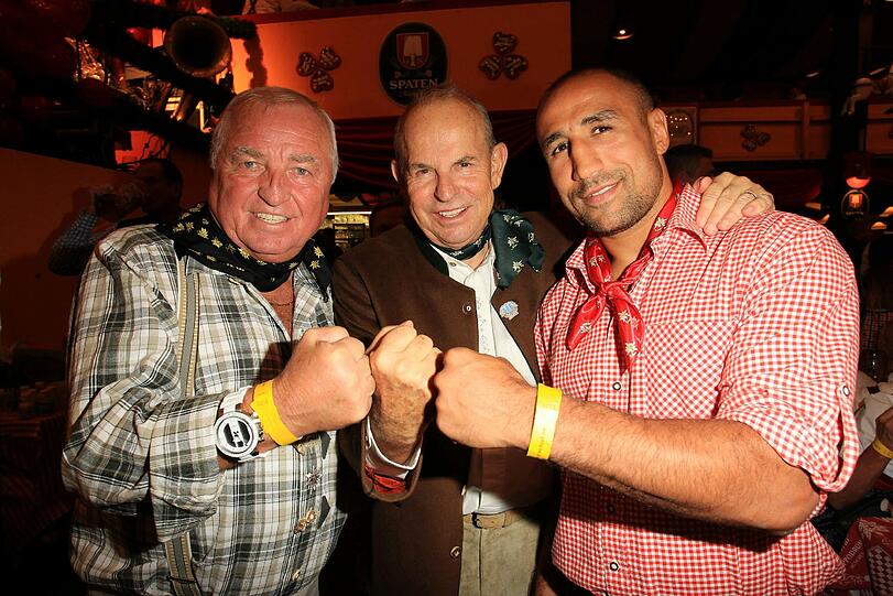 Uli Wegener, Wilfried Sauerland und Arthur Abraham.