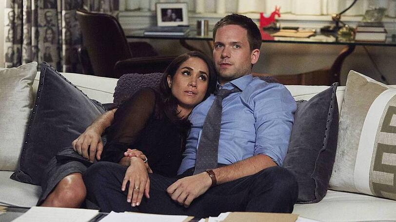 Patrick J. Adams und Meghan Markle in "Suits"
