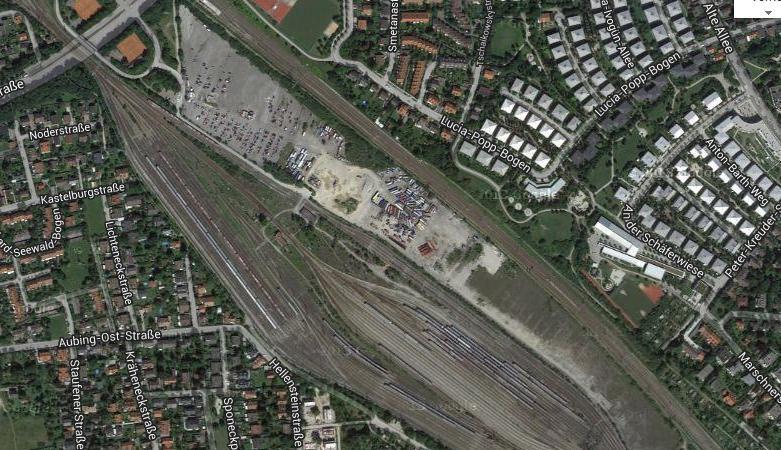 An der Bahnanlage an der Bergsonstraße lief die Aubingerin über die Gleise.