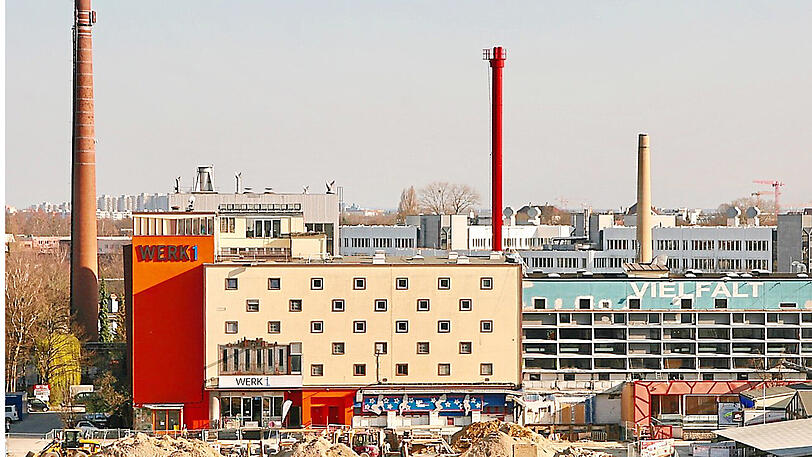 Das "Werk 1" hinter dem Ostbanhof.