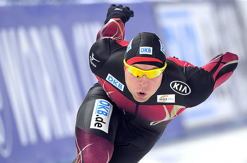 Nach seinem Sieg über 1000 Meter sprintete Nico Ihle am Sonntag über 500 Meter auf Platz acht.