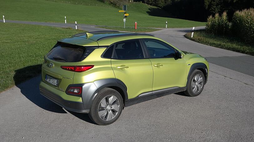 Der E-Motor des Kona Elektro leistet maximal 204 PS - das reicht locker für ordentliche Fahrleistungen.