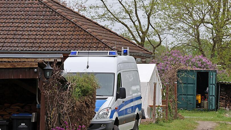 Auch am Mittwoch hatten die Ermittler noch einmal auf dem Grundst&uuml;ck nach dem Gold gesucht.