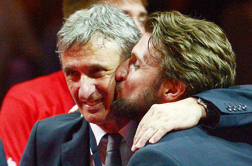 Marko und Svetislav Pesic wollen wieder jubeln.
