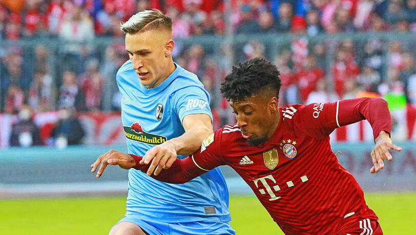 Auch in der nächsten Saison Kontrahent des FC Bayern: Nico Schlotterbeck wechselt von Freiburg nach Dortmund.