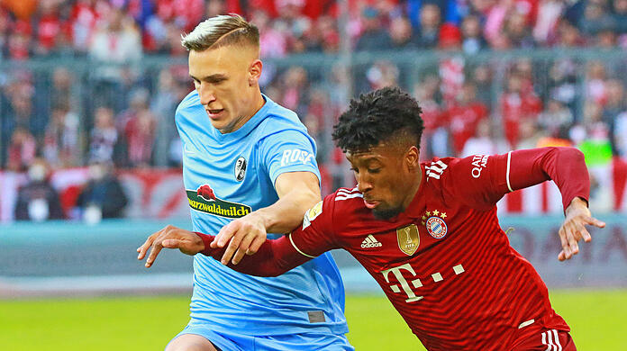 Auch in der nächsten Saison Kontrahent des FC Bayern: Nico Schlotterbeck wechselt von Freiburg nach Dortmund.