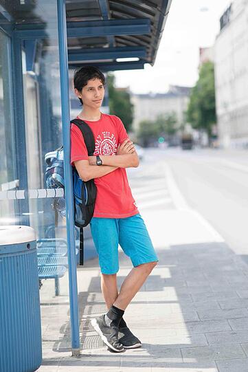 Philip Kleppmeier (15) will nach der Schule eine Ausbildung anfangen.