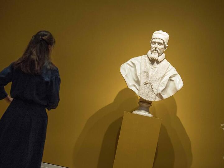 Die Büste, die Papst Urban VIII. darstellen soll, wurde von Gian Lorenzo Bernini.