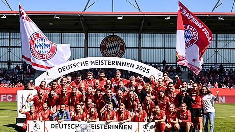 Sie sind die Gejagten: Die Bayern-Fußballerinnen.