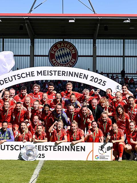 Sie sind die Gejagten: Die Bayern-Fußballerinnen.