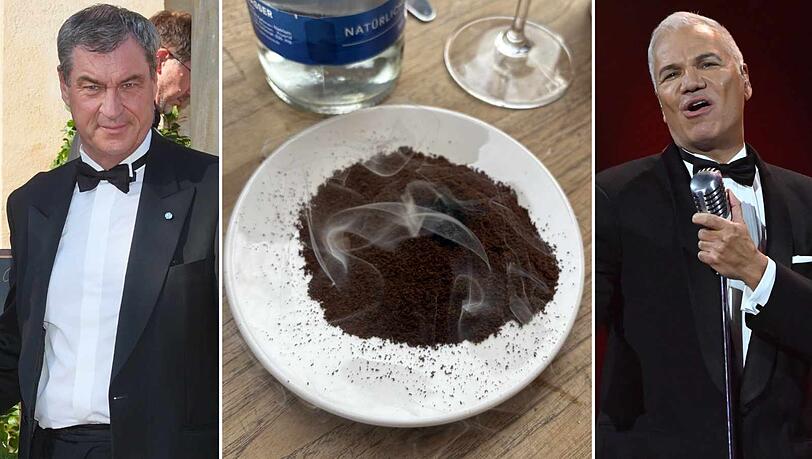 Bei einer Promi-Party in München wurden die Gäste mit diesem Teller geschützt. Was hat es damit auf sich? Bei einer Promi-Party in München wurden die Gäste mit diesem Teller geschützt. Was hat es damit auf sich?