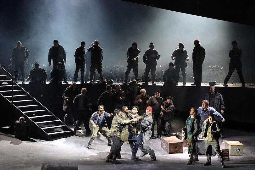 "La fanciulla del West" im Nationaltheater.