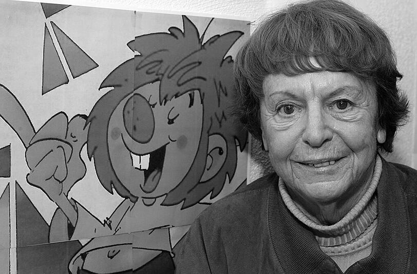 Ellis Kaut, die Erfindern von Pumuckl (hier im Jahr 2005) starb am Donnerstag, 24.09., im Alter von 94 Jahren.