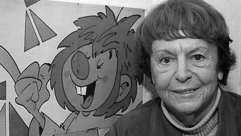 Ellis Kaut, die Erfindern von Pumuckl (hier im Jahr 2005) starb am Donnerstag, 24.09., im Alter von 94 Jahren.