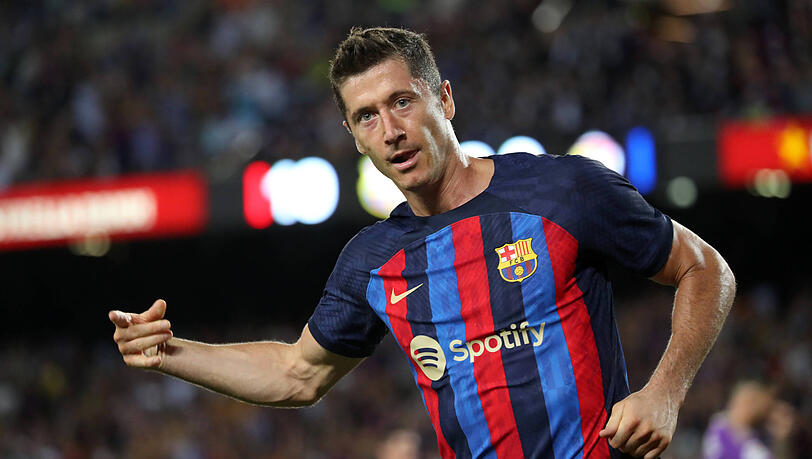 Robert Lewandowski erzielt für den FC Barcelona den nächsten Doppelpack.