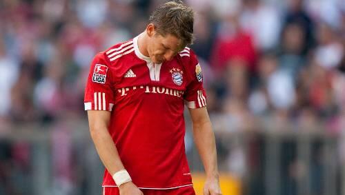 Gefrustet nach der Nullnummer gegen Köln: Bastian Schweinsteiger. Gefrustet nach der Nullnummer gegen Köln: Bastian Schweinsteiger.