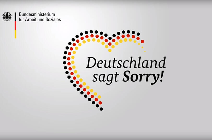 Die vermeintliche Kampagne der Bundesregierung mit dem Slogan "Deutschland sagt Sorry" wurde von "Peng!" ins Leben gerufen