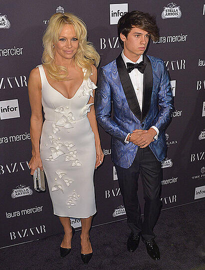 Pamela Anderson und ihr Sohn Dylan Jagger
