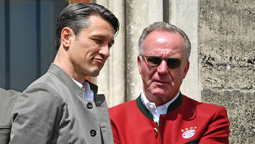 Waren beim FC Bayern nicht immer einer Meinung: Niko Kovac (l.) und Karl-Heinz Rummenigge.