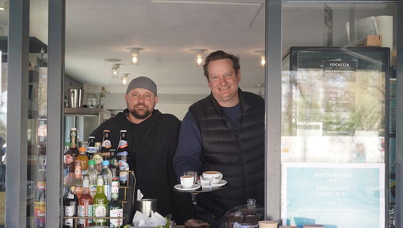 Betreiber des Kiosk 1917 Philipp Rothhaas und sein Bruder Noah. Betreiber des Kiosk 1917 Philipp Rothhaas und sein Bruder Noah.