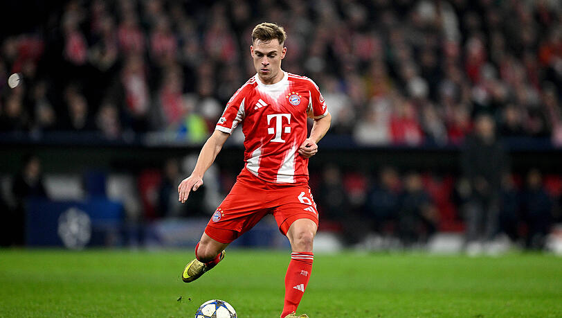 Freut sich über die Entwicklung von Lennart Karl: Joshua Kimmich. Freut sich über die Entwicklung von Lennart Karl: Joshua Kimmich.