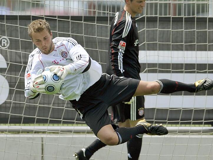 Zwei Mann, ein Ziel: Und nur einer, Michael Rensing, hat es geschafft - er ist die neue, alte Nummer eins der Bayern.