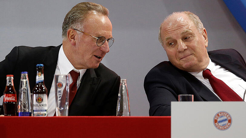 In die Jahre gekommenes Erfolgsduo: Uli Hoeneß und Karl-Heinz Rummenigge.
