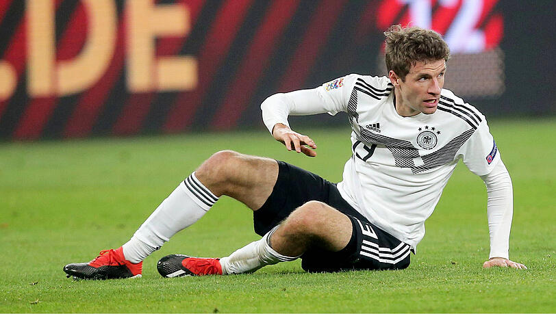 Im DFB-Team nur noch zweite Wahl: Bayern-Star Thomas Müller. Im DFB-Team nur noch zweite Wahl: Bayern-Star Thomas Müller.
