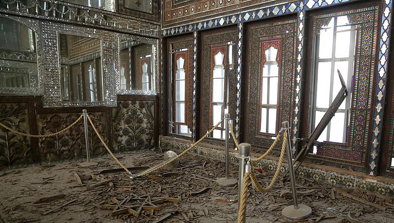 Der Golestanpalast in Teheran geh&ouml;rt zum Weltkulturerbe und ist bei Angriffen auf die Stadt besch&auml;digt worden.