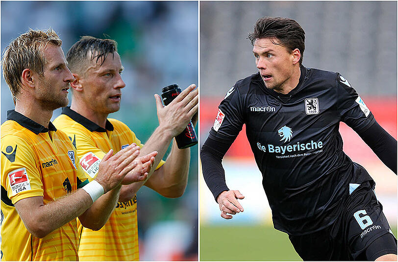 Drei bundesligaerfahrene Löwen (v.l.): Kapitän Stefan Aigner, Ivica Olic und Sebastian Boenisch.