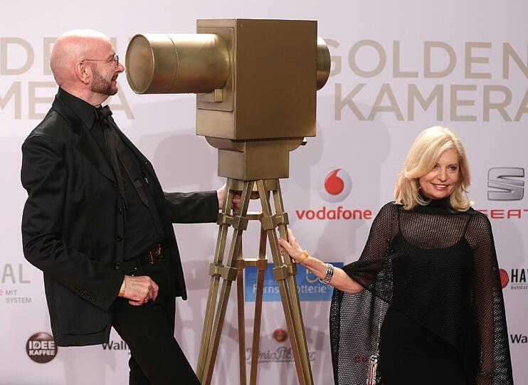 Entertainer Ralph Morgenstern und Schauspielerin Sabine Postel.