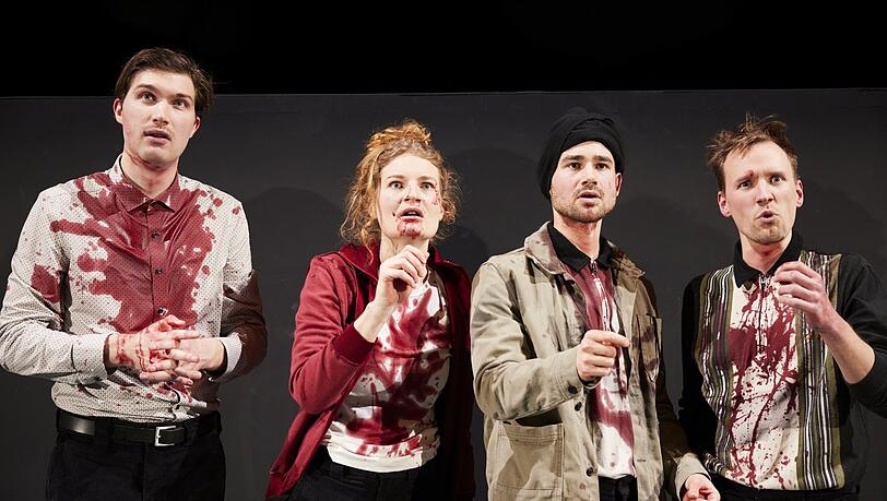 Janek Maudrich (links), Liv Stapelfeldt, Jan Meeno Jürgens und Steffen Link.