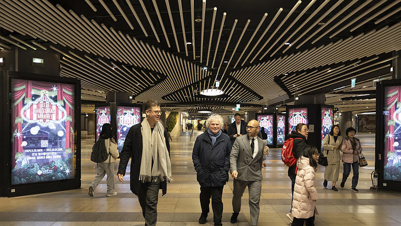 Ankunft in Korea.
