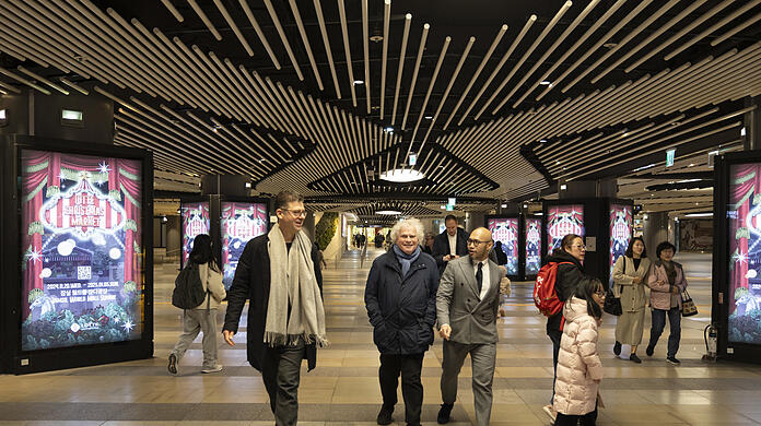 Ankunft in Korea.