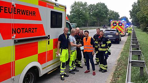 Der Vater des Kindes fungierte als Geburtshelfer und wies die Einsatzkräfte vor Ort ein.