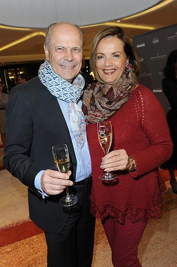 Wolfgang Schäfer und Marion Süssenbach bei der GENTLEMEN STYLE NIGHT im Hotel Vier Jahreszeiten.