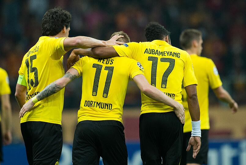 Nehmen den Schwung und das Trikot aus der Champions League mit in die Liga: Borussia Dortmund