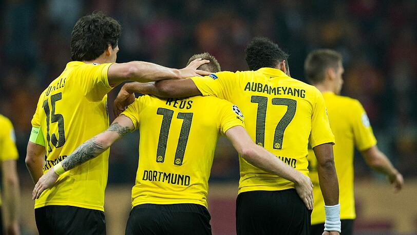Nehmen den Schwung und das Trikot aus der Champions League mit in die Liga: Borussia Dortmund Nehmen den Schwung und das Trikot aus der Champions League mit in die Liga: Borussia Dortmund