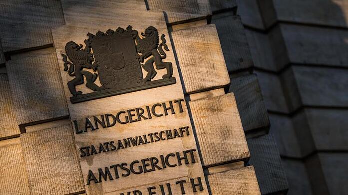 Außenfassade des Landgerichts in Bayreuth.