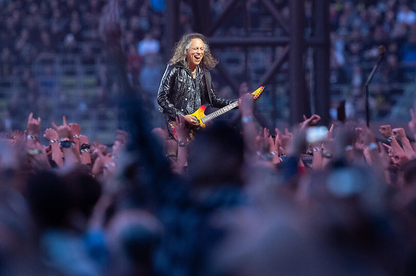 Kirk Hammett, Gitarrist, von der US-Metal-Band Metallica.