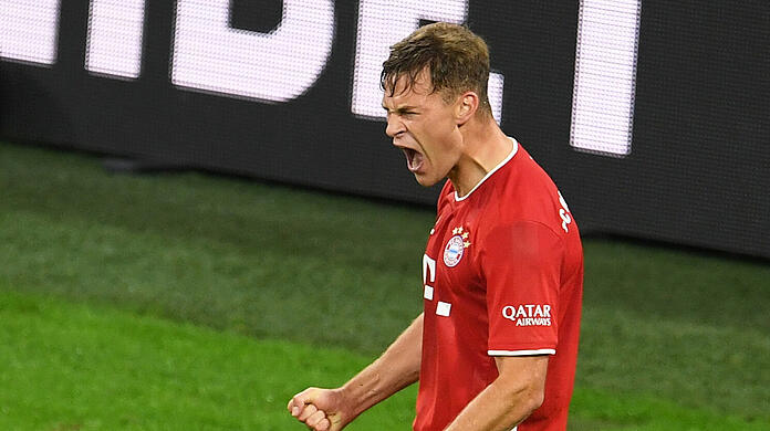 Unbändiger Wille: Joshua Kimmich ist nach seinem Kurz-Comeback gegen Leverkusen wieder voll einsatzbereit.