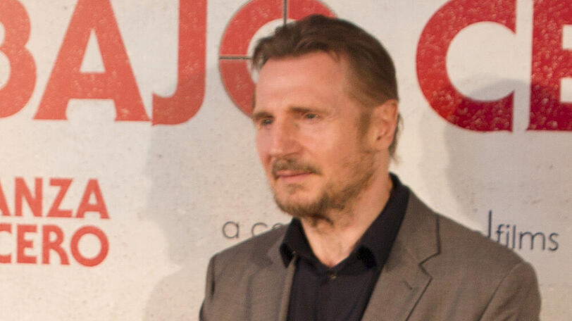 Liam Neeson bei einem Auftritt in Madrid