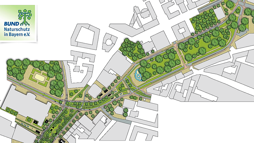 Das nördliche Drittel des angedachten Mega-Grünstreifens, von der Brienner Straße bis zum Sendlinger Tor. Das nördliche Drittel des angedachten Mega-Grünstreifens, von der Brienner Straße bis zum Sendlinger Tor.