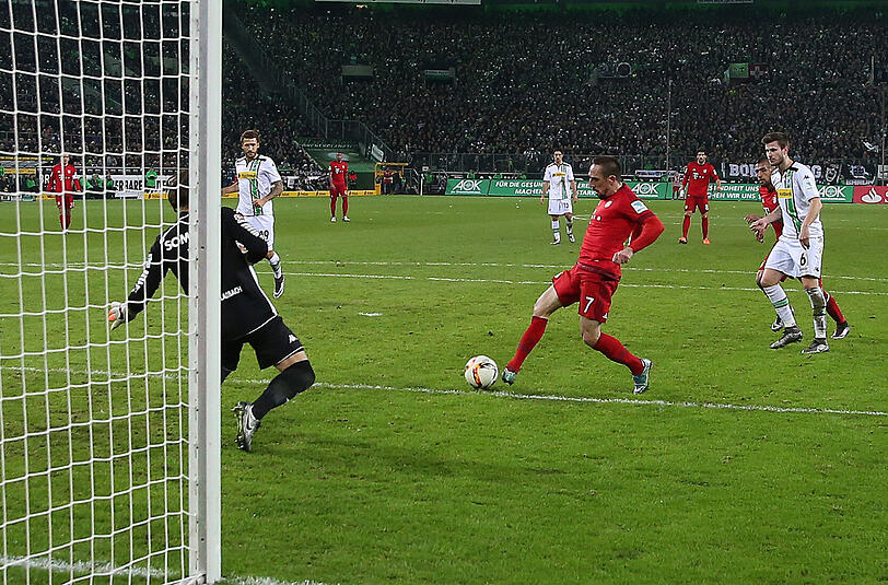 Trifft bei seinem Comeback gleich zum 1:3: Franck Ribéry