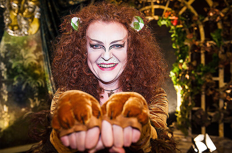 2013: Die Fraktionsvorsitzende der Grünen in Bayern, Margarete Bause als Löwe.